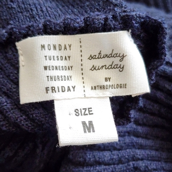 ANTHROPOLOGIE Saturday Sunday Elle Knit Sweater Dress - Picture 7 of 7